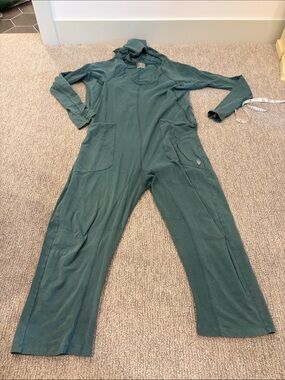 FP MOVEMENT BY FREE PEOPLE Women's Hot Shot LS Stretch Cotton Jumpsuit Size XS